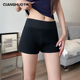 外穿小个子辣妹高腰a字显瘦热裤 千朔黑色休闲运动短裤 女夏季 外穿