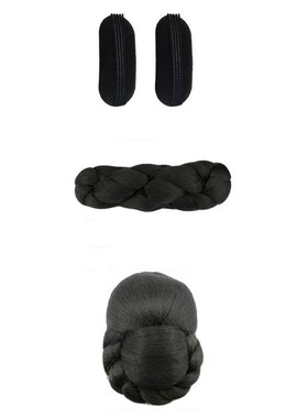 古装明制发髻套装百搭造型假发发碗发包演出汉服coss百搭假发包邮