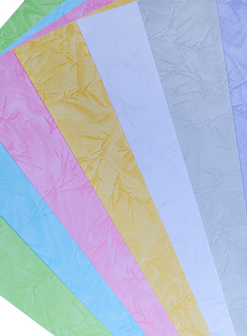 丽普达a4竹叶纹180克仿皮纹纸胶装装订白色标书封皮纸A3++绿色红