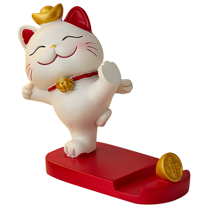 可爱招财猫摆件家居客厅存钱罐装饰办公室桌面笔筒小摆设开业礼品