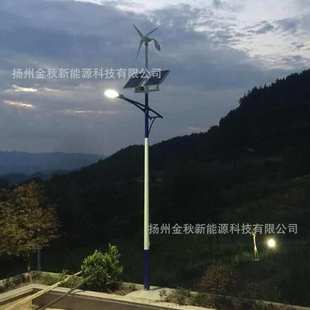 风光互补路灯led太阳能路灯生产厂家6米8米10米农村路灯风机