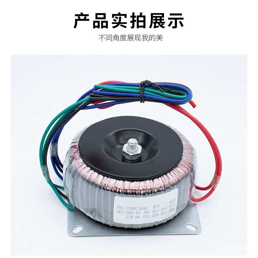 300瓦环形变压器220v转24v型电源前后级功放前后牛低频大功率
