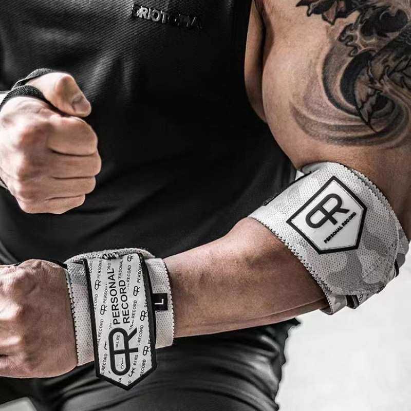 PR轮子哥护腕男健身训练卧推助力举重专业力量举健美防扭伤护手腕