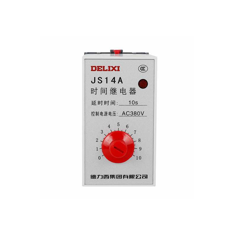 德力西继电器 JS14A 1-10S AC380V 晶体管式时间继电器