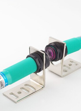 M18红外线感应光k电开关传感器24v对射式直流三线常开7米E3F-5DN1