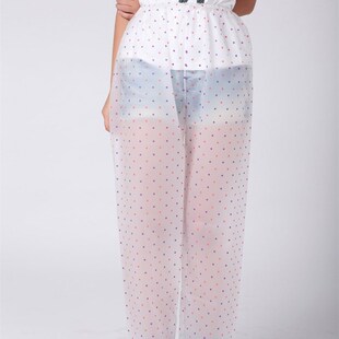 软塑料洗车成人男女裤 防水时尚 子生理期 子防雨裤 漂流神器玩水裤