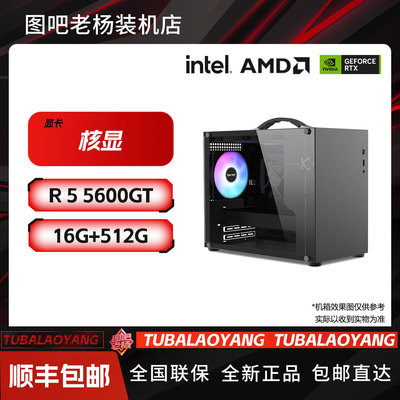 R5 5600GT 核显 游戏台式DIY电脑主机