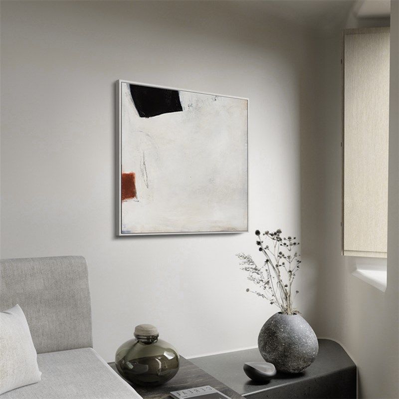 现代极简客大气挂画沙发背景墙面装饰创意大幅落地玄关画
