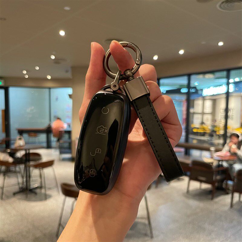 腾势d9钥匙腾势n7n新能源车高档男女全包遥控2款壳扣