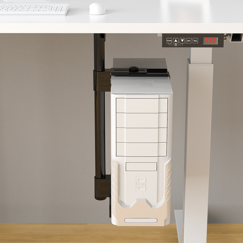 台式电脑机架悬挂式办公桌下壁挂机箱托吊架固定支架子挂墙底座