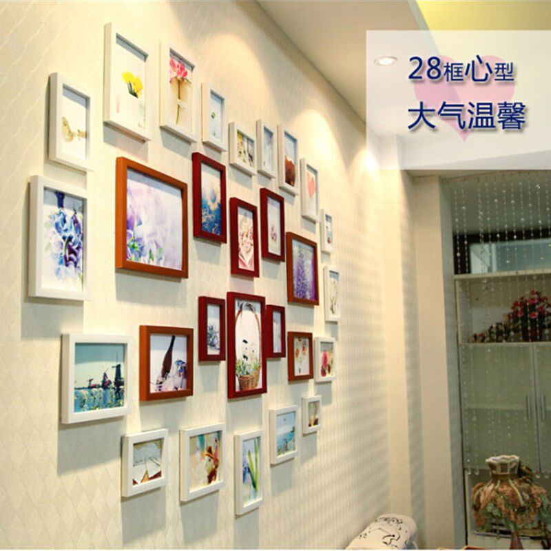 架子风挂件盆镜框画挂墙饰客厅创相框照片创意相片打