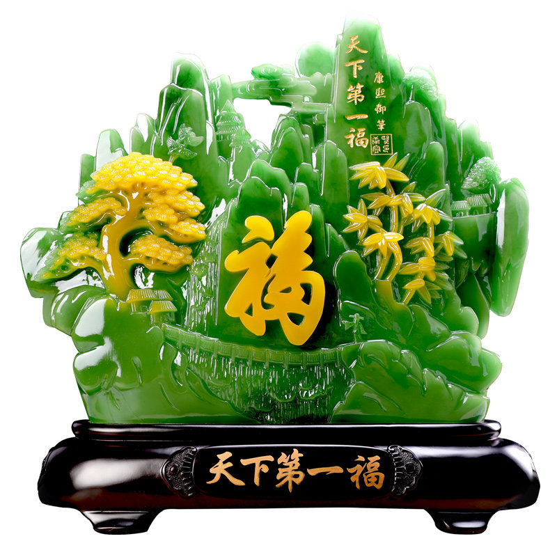 天下第一福字家居客厅电视酒柜博古架小饰品摆设创意新