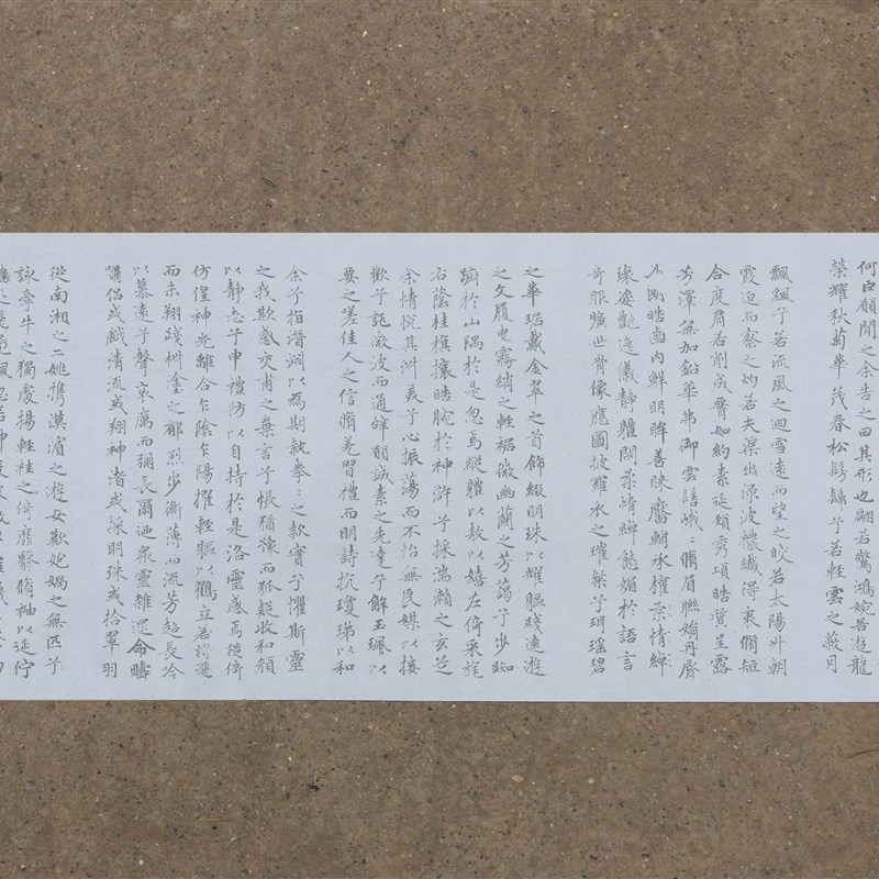 赵孟頫小楷洛神赋水写布 中学生毛笔书法练字帖 水循环练习