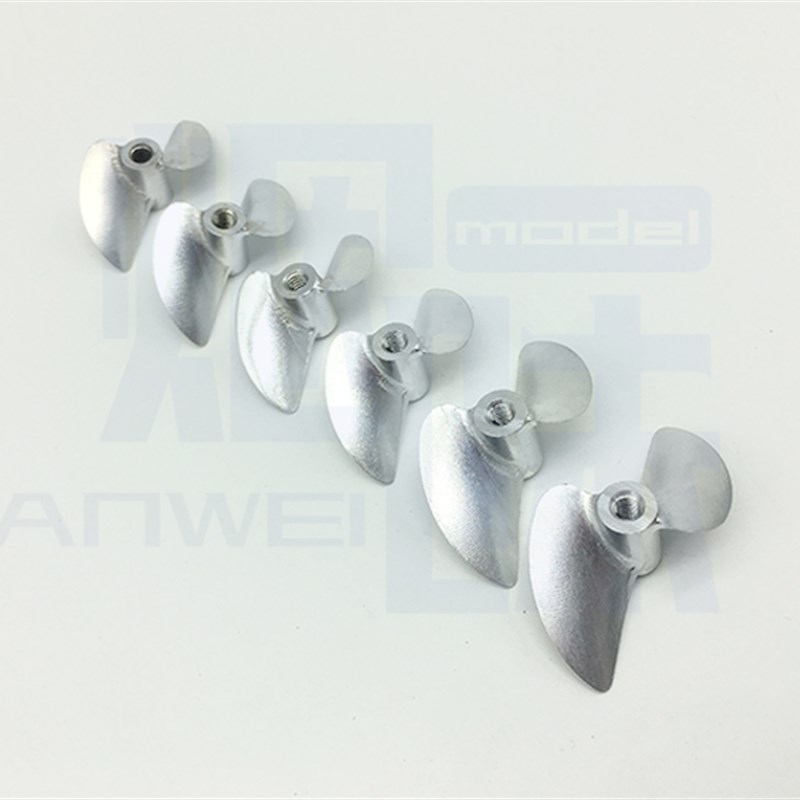 船模CNC 铝合金螺旋桨 MONO1 M螺纹0--5mm 竞速 无刷二叶半浸