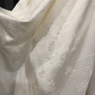 国风暗纹中式 提花锦缎 旗袍连衣裙汉服面料 新中n式 高级重垂浮雕