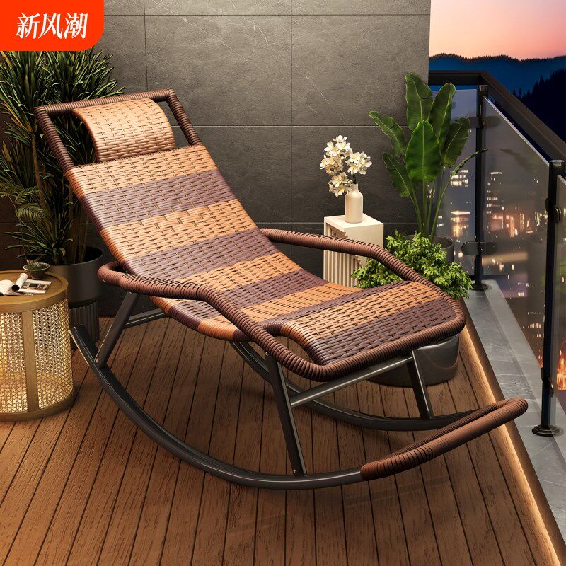 可躺成人摇摇椅子藤椅客厅懒人可坐椅子新款老人藤编椅子摇摇躺椅,住宅家具,摇椅,淘宝优惠券,粉丝福利购,淘宝优惠卷