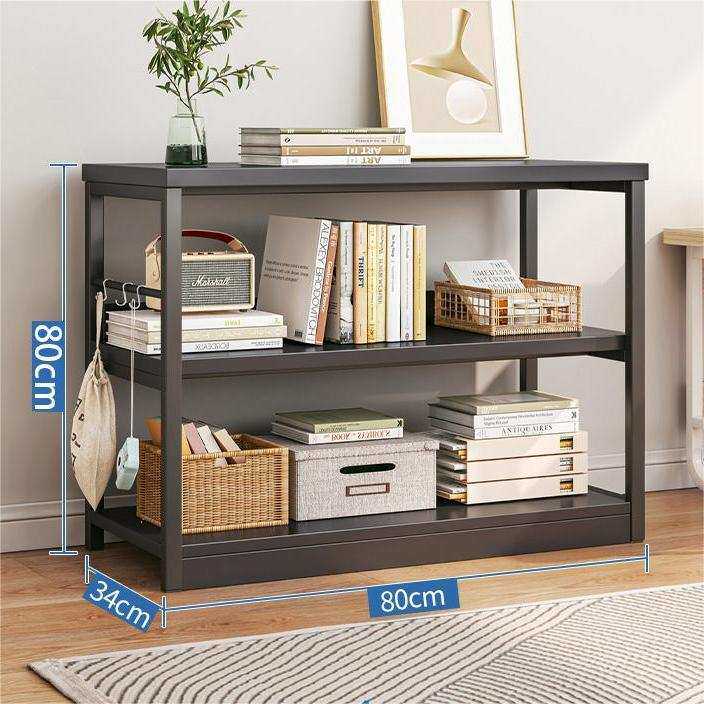 架子置物架落地办公室多层收纳架储物柜书桌旁矮柜家用货架展示柜