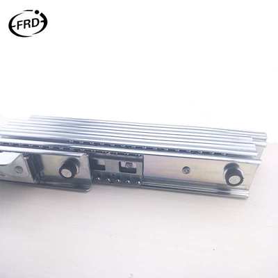 收回去450-拉出来1650 橱柜隐形餐桌滑轨 隐藏餐台餐桌四节轨导轨