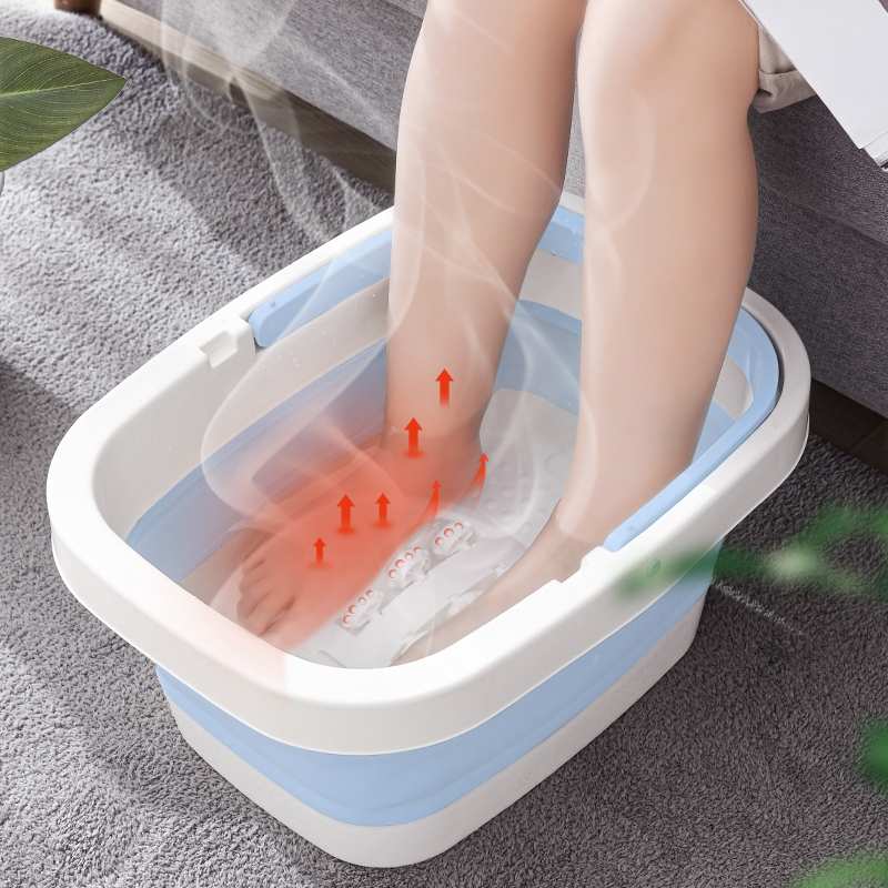 可折叠泡脚桶过小腿洗脚盆家用足浴桶儿童泡脚盆便携折叠桶洗脚桶