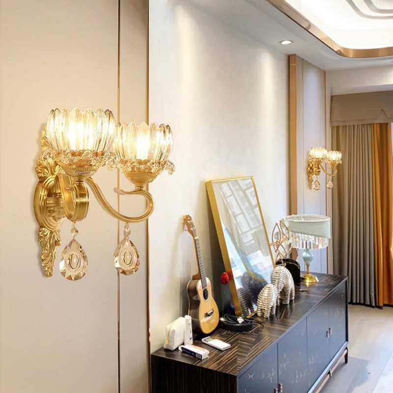 全铜水晶壁灯电池款 无线欧式奢华客厅墙充电壁灯卧室创意床头灯,鲜花速递/花卉仿真/绿植园艺,割草机/草坪机,淘宝优惠券,粉丝福利购,淘宝优惠卷