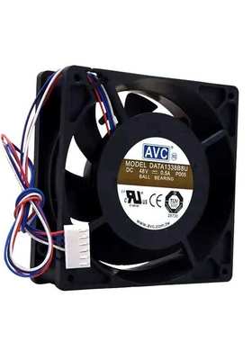 AVC 13厘米 48V 0.5A DATA1338B8U 12738 pwm调速 可控速暴力风扇