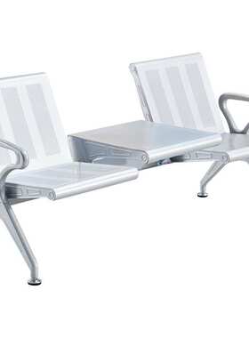 加厚2人3人4人位加茶几连排椅候客椅大厅连体座椅公共休息茶杯椅