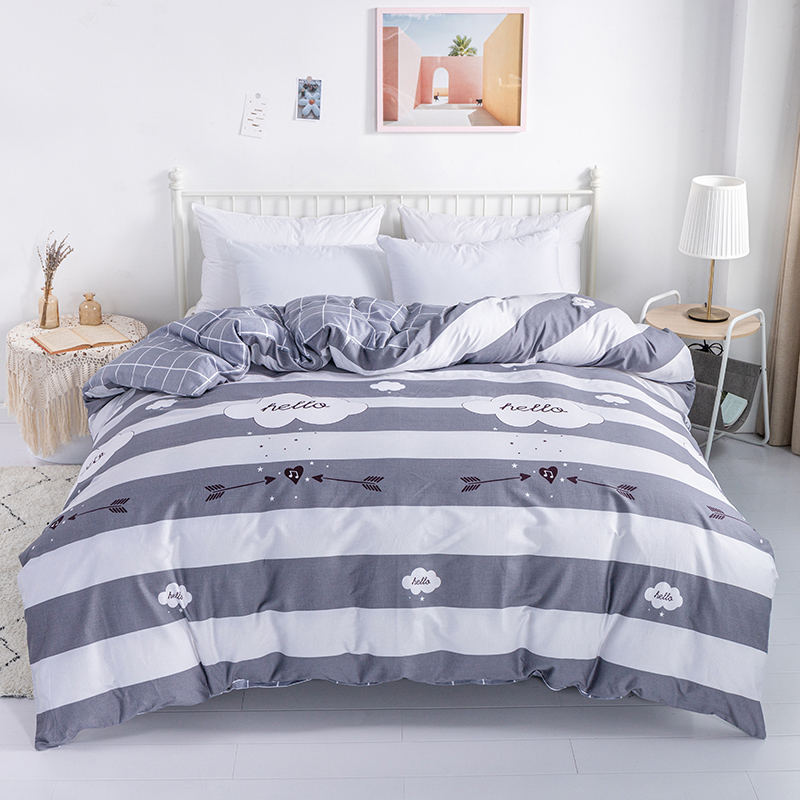 纯棉被套单件双人被罩学生宿舍单人床一件套单个全棉简约220*240m