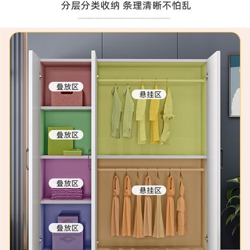 1.2矮小柜子100低衣柜160高120cm宽1.6一米二1米2高1.8收纳柜180