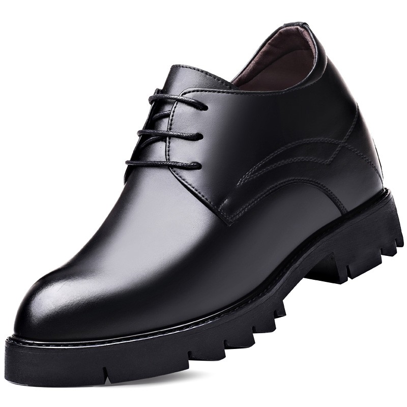 春秋商务特高内增高皮鞋12厘米增高鞋男12cm高跟男鞋正装绅士厚底