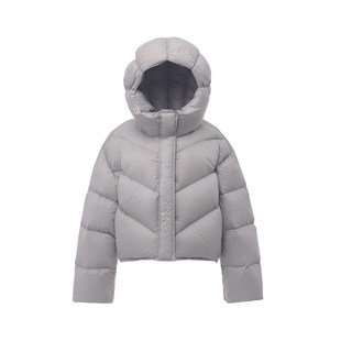 奶黄色小个子面包服 超好看短款 花苞云朵泡芙羽绒服女冬季 2024新款