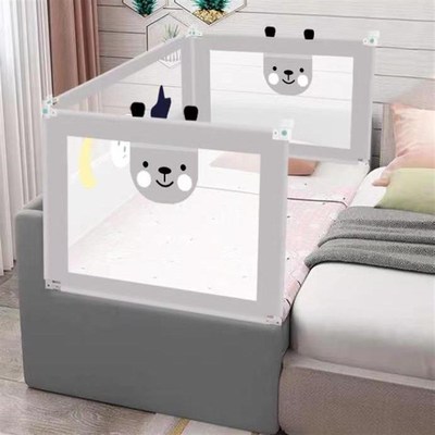 婴儿床加高围栏定制宝宝拼接小床折叠床布床加高防摔防掉护栏挡板