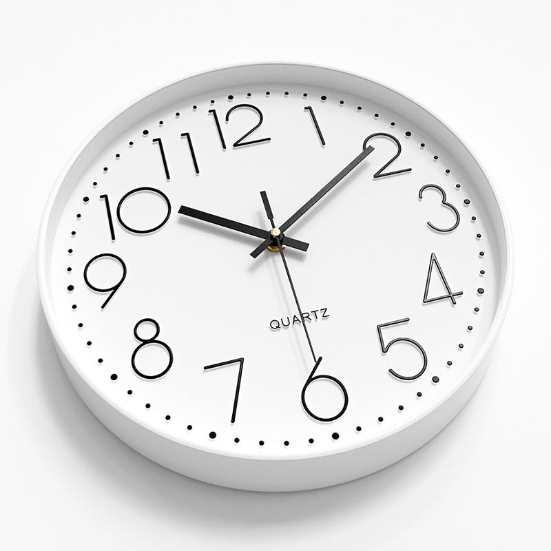 28N艺术钟表客厅挂钟极简风时钟挂墙家用时尚简约卧室静音石英钟