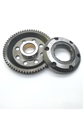 适用春风摩托车CF250NK 250SR超越离合器 250NK/250SR启动盘总成