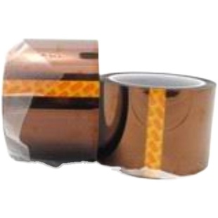 聚酰亚胺薄膜胶带离型纸拼接超高温皮革接头咖啡色面底胶连续接驳