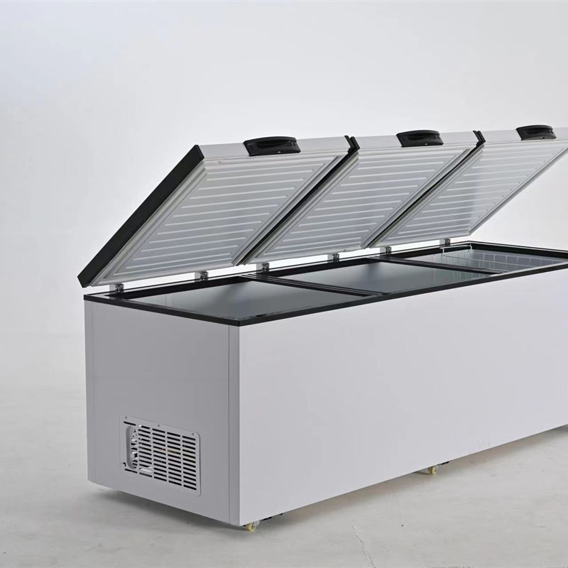 冰柜788款商用大容量速冻冷藏大冰柜卧式冷冻柜鲜肉柜铜管冷鲜柜