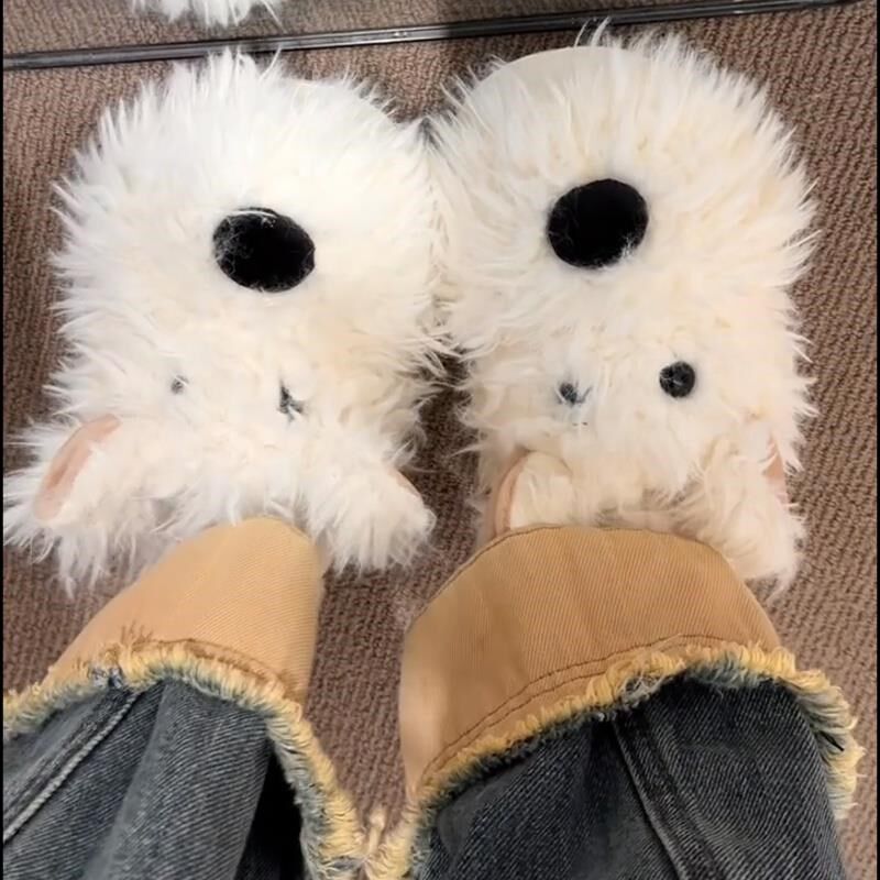 棉拖鞋女士冬季家居室内家用可爱厚底拖鞋女秋冬保暖防滑月子棉鞋