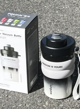 高颜值保温杯男女学生便携水杯20z24新款316不锈钢茶水分离随行杯
