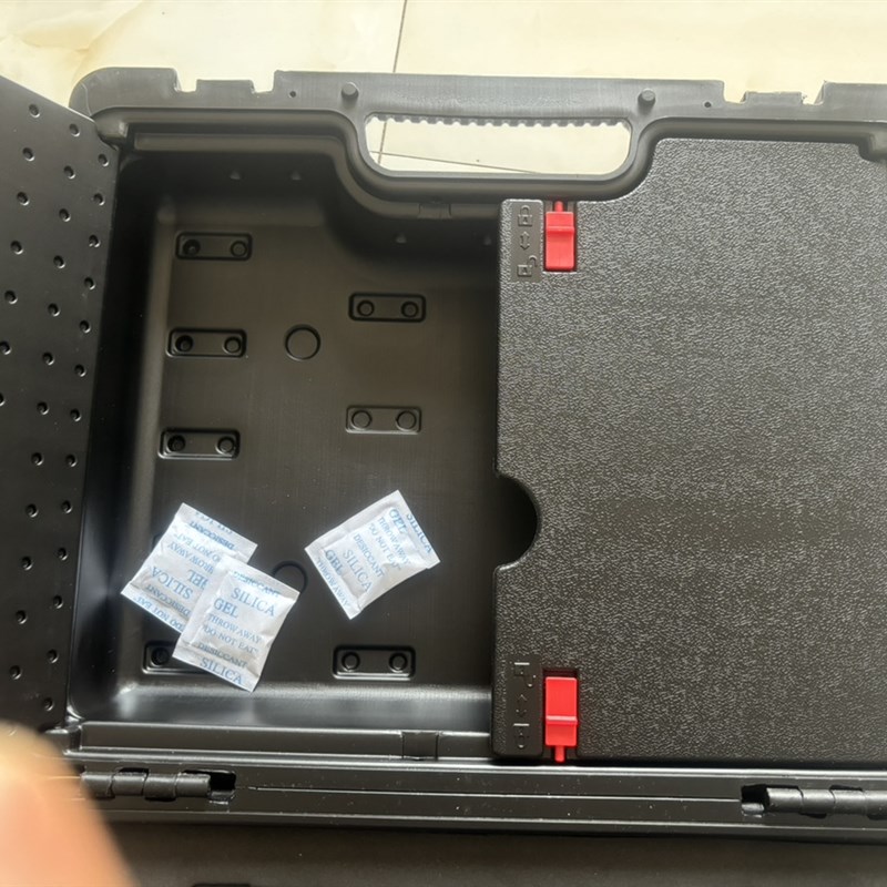 元征x431pro3s+v5.0检测仪专用吹塑箱五金工具收纳箱多功能手提箱