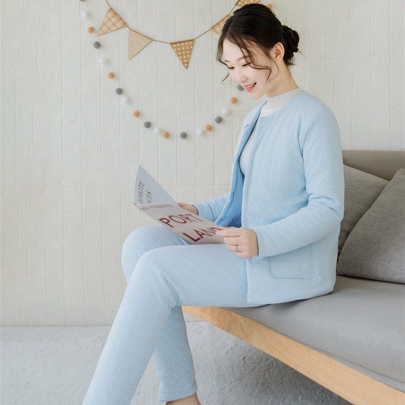 纯棉花手工棉衣女士棉袄棉裤套装妈妈内胆保暖内外穿居家加厚冬季