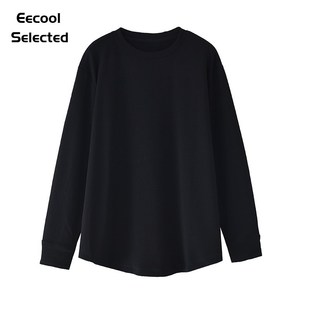 秋季2024圆领长袖T恤女打底衫新款爆款春秋薄款内搭T女士女款