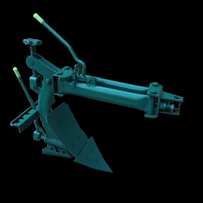 汽柴油微耕机旋耕机双面翻转犁铧手扶拖拉机开沟器起垄刀培土打埂