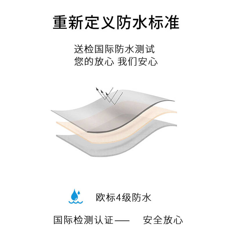 浴室化妆室高档防水布挡水浴帘浴室淋浴房加厚磁吸隔断门帘拉帘
