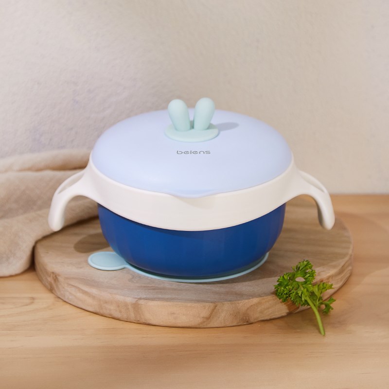 儿童不锈钢分格餐盘宝宝注水保温碗吸盘碗婴儿辅食餐具防烫