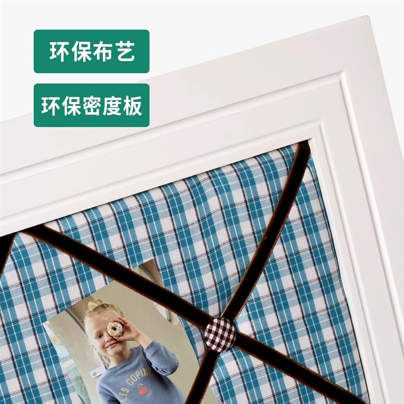 儿童房样板间墙面装饰留言板软装挂饰木质幼儿园售楼处照片墙挂件