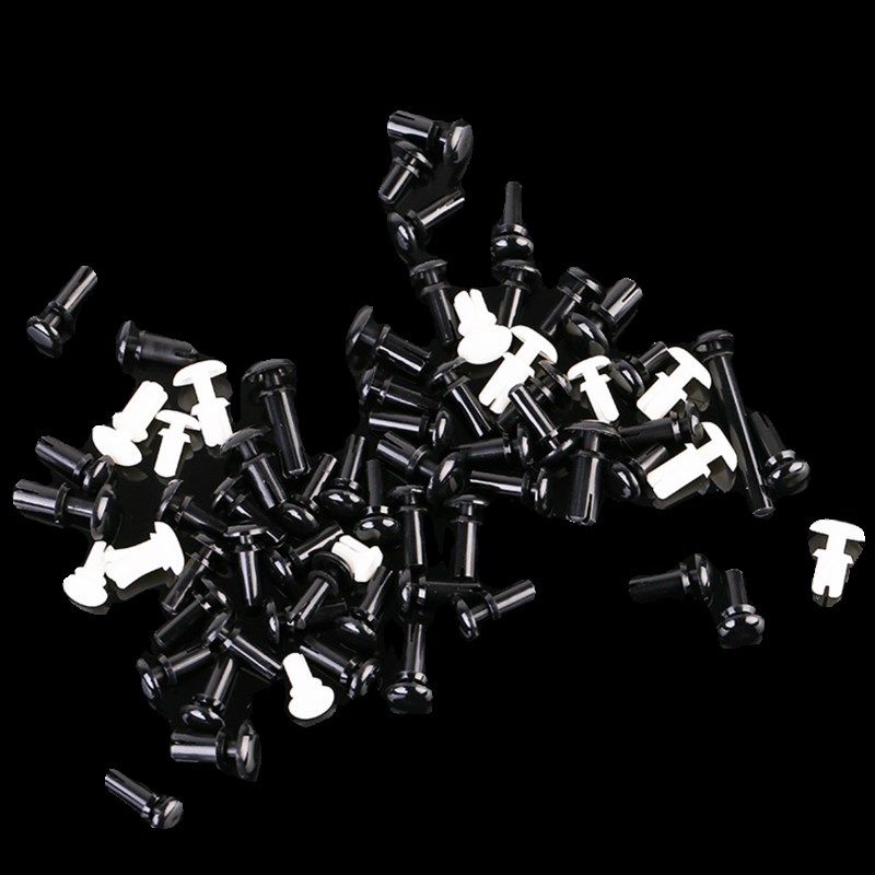 塑胶PC板卡扣 R2R3R4R5R6 子母铆钉 尼龙铆钉按压式塑料铆钉R型