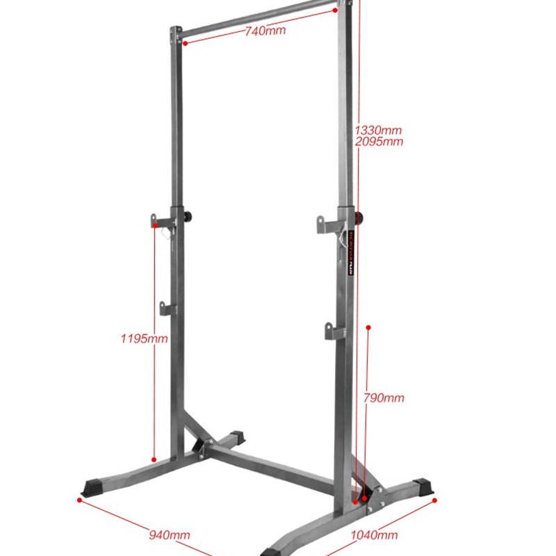 家用引体向上举重床深蹲架卧推器多功能杠铃架单杠牧师架健身器材