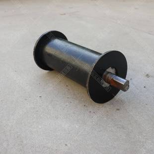 矿用绞车钢丝绳地滚轮 钢制铸钢地滚轮 实心空心铸铁地滚支架