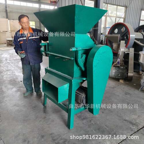 跨境出口大型黄豆挤扁机 17-60型对辊挤扁机 玉米燕麦挤扁机
