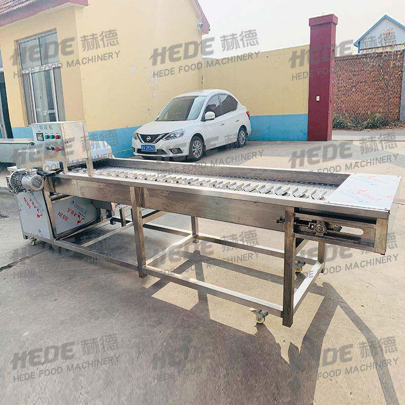 全自动切根机 连续式蔬菜长段切割切割机 果蔬去头去尾切断机