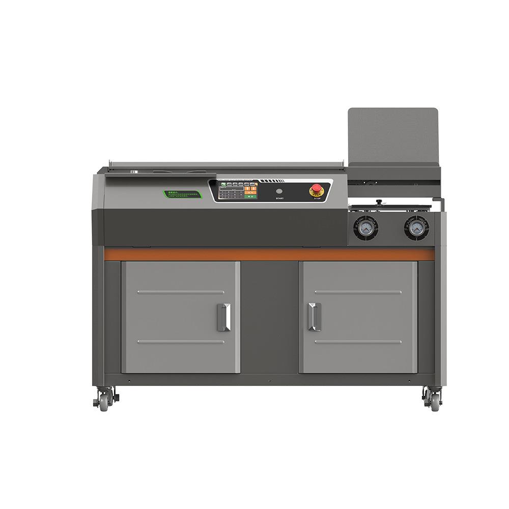 C50无线胶装机带侧自动热熔胶装订机台式A4热胶装订机 标书胶订机